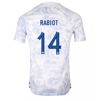 Moški Nogometni dresi Francija Adrien Rabiot #14 Gostujoči SP 2022 Kratek Rokav